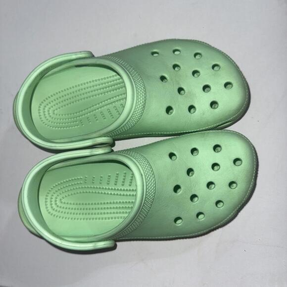 Crocs Classic Clog Sandals Green Unisex Waterproof Gorpcore Shoes Slippers M5 W7 - Picture 7 of 9